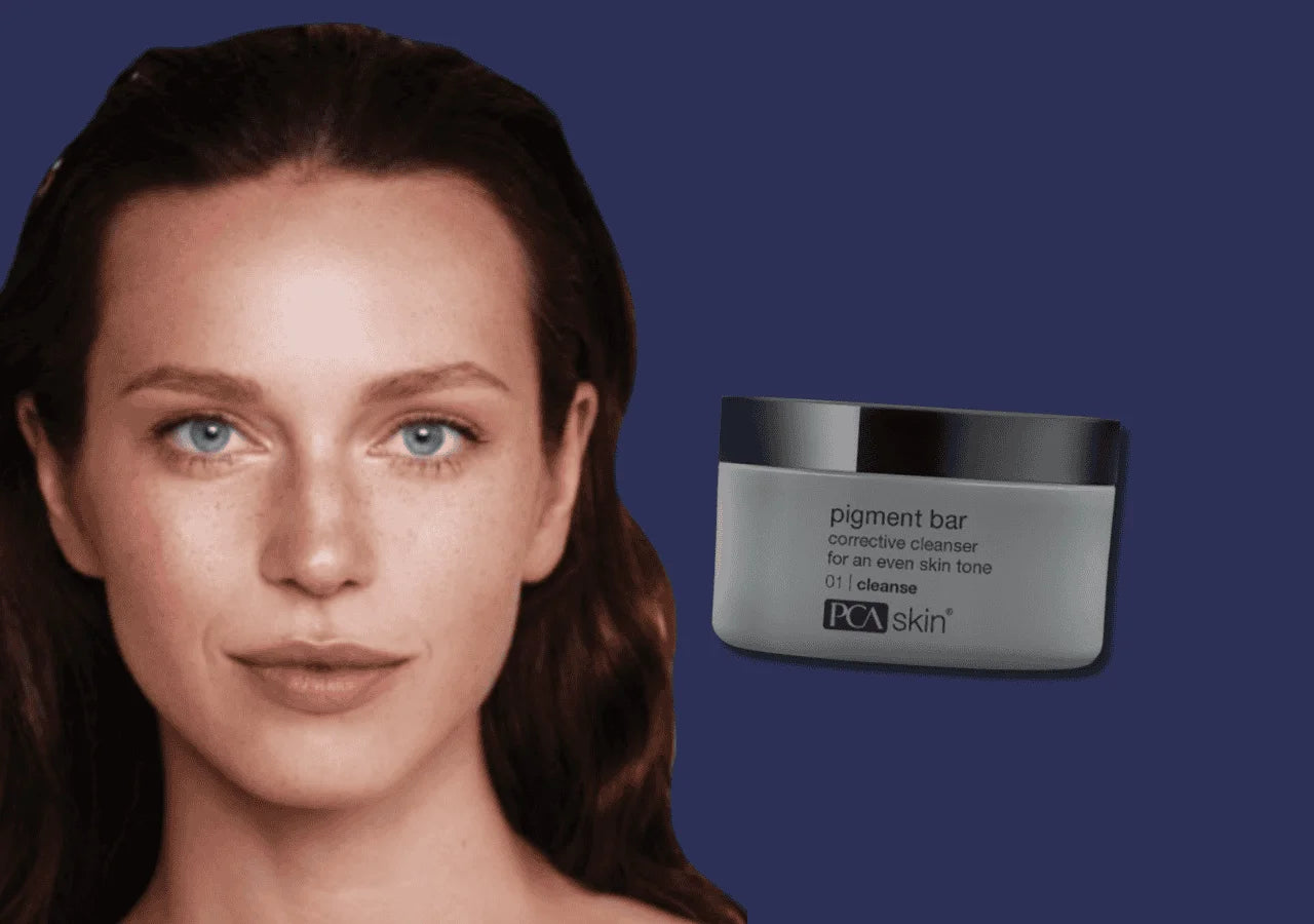 PCA Skin Brightening Bar® evens skin tone on the face, body, and scalp while cleansing deeply.