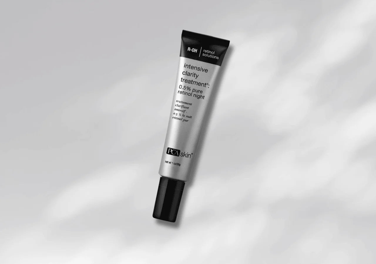 PCA Skin Intensive Clarify Solution fades dark spots, hyperpigmentation, and redness with hexylresorcinol, licorice extract, and phytic acid.