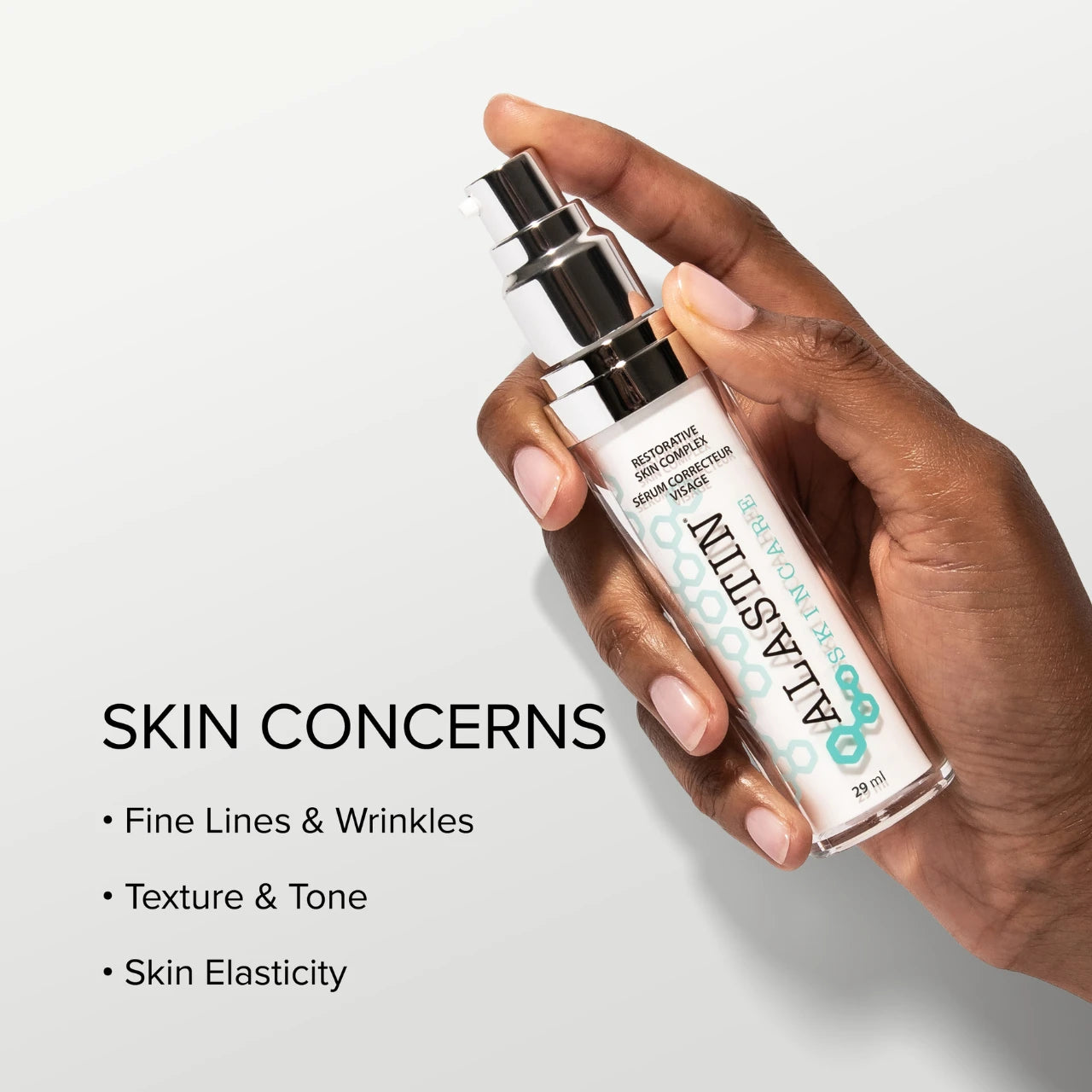 Alastin Restorative Skin Complex with TriHex Technology Skin Concerns - Fine lines and wrinkles, texture and tone, skin elasticity