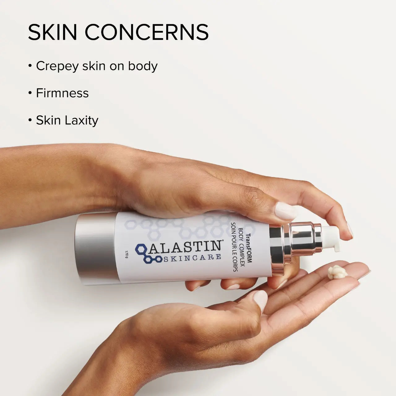 Alastin TransFORM Body Treatment with TriHex Technology for tightening and firming skin