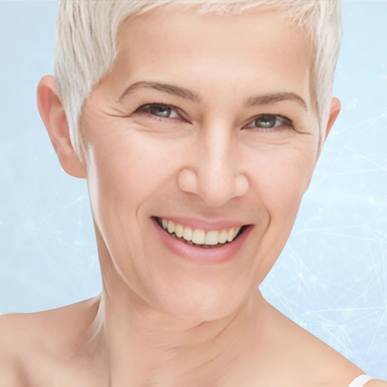 Biophora Hydra Blu Moisture Crème with peptides, vitamin C, and antioxidants smooths fine lines and restores youthful firmness.