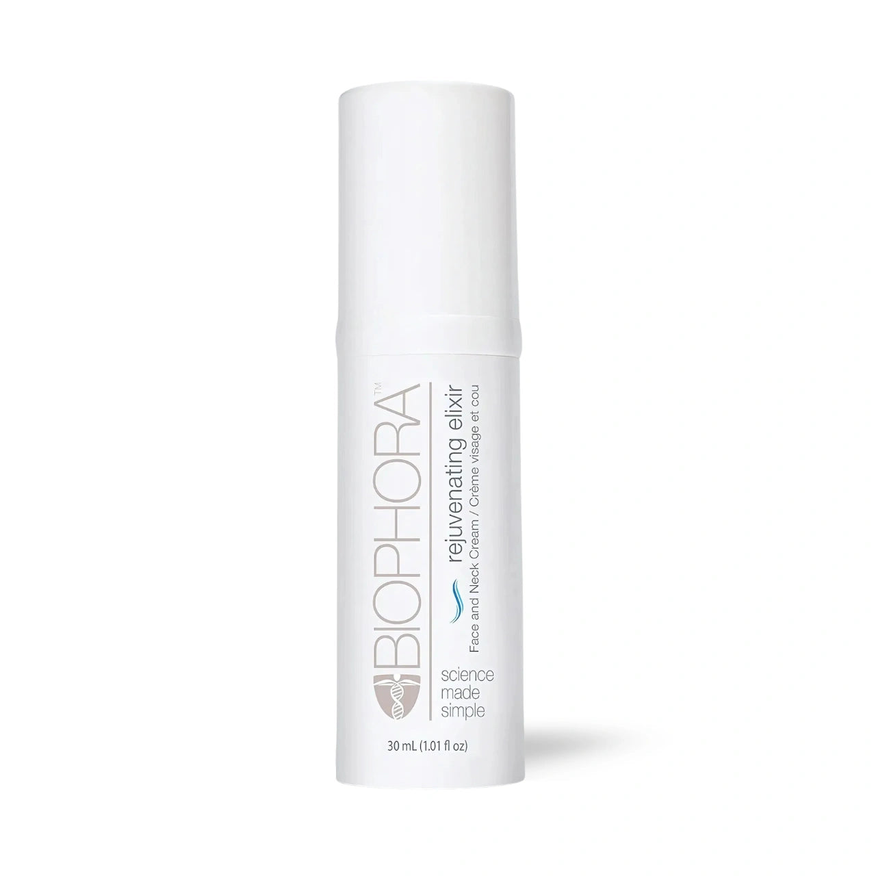 Biophora Rejuvenating Elixir serum for deep hydration, anti-aging, and skin revitalization.