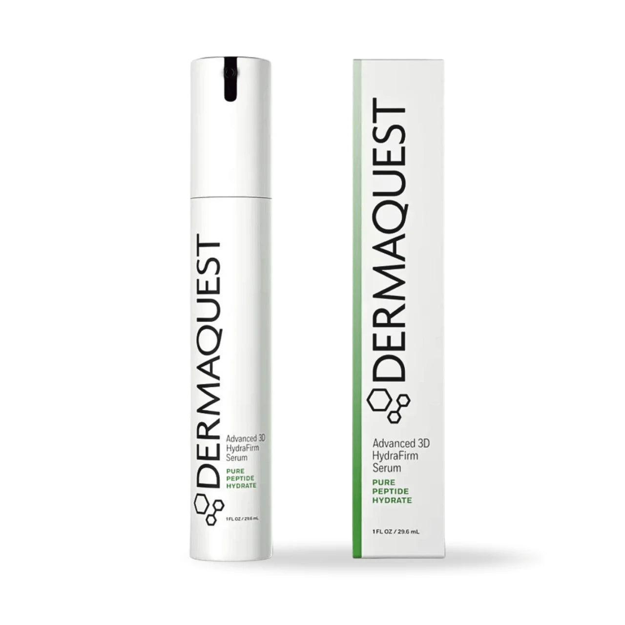 Dermaquest Advanced 3D HydraFirm Serum – firming and plumping serum with Peptides, Hyaluronic Acid, and Stem Cells to lift and restore elasticity.