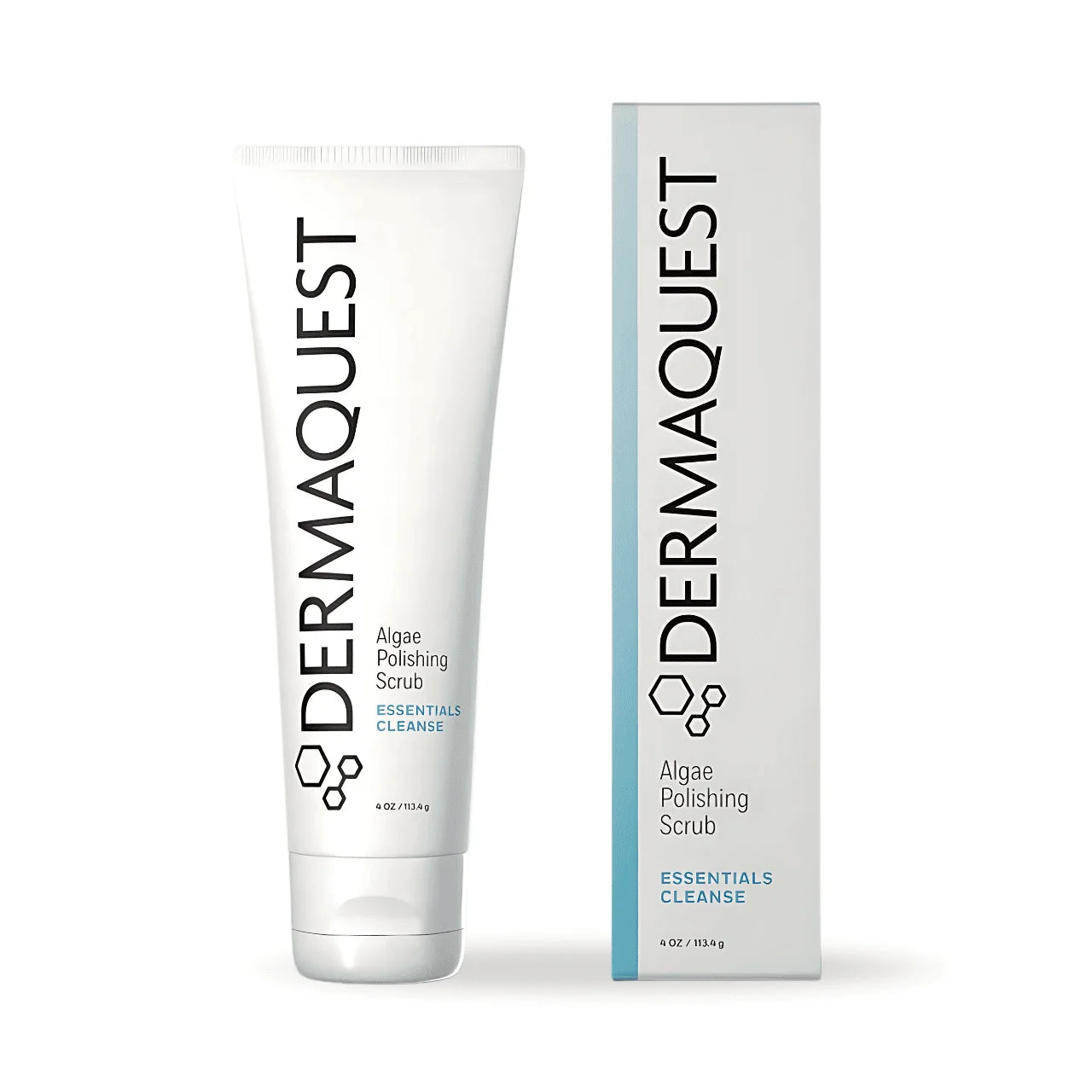 A plastic-free exfoliator with jojoba beads and algae extract for smooth, hydrated skin.