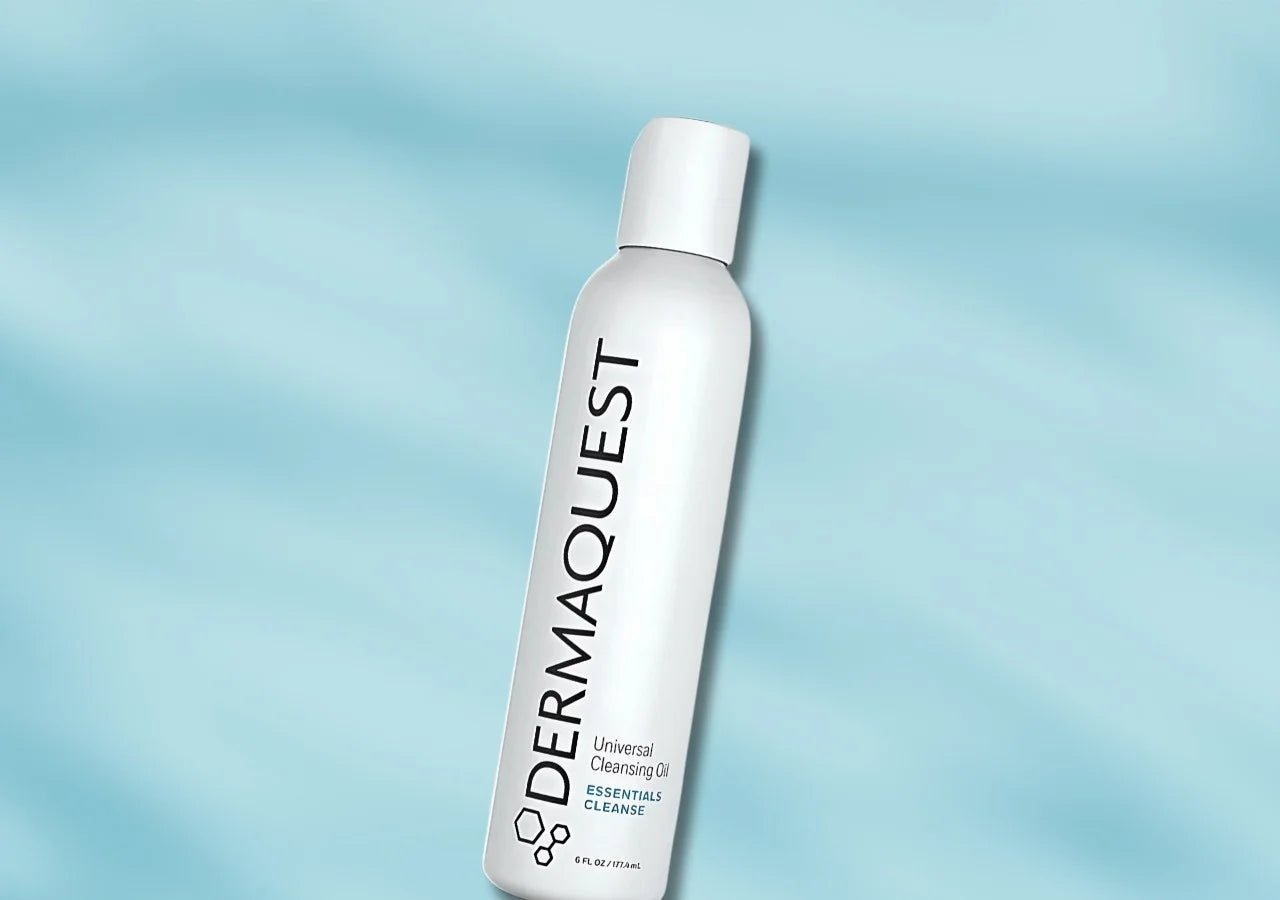Dermaquest Universal Cleansing Oil defends against free radicals with CoQ10, Vitamin E, and Retinyl Palmitate for a healthy, youthful glow.