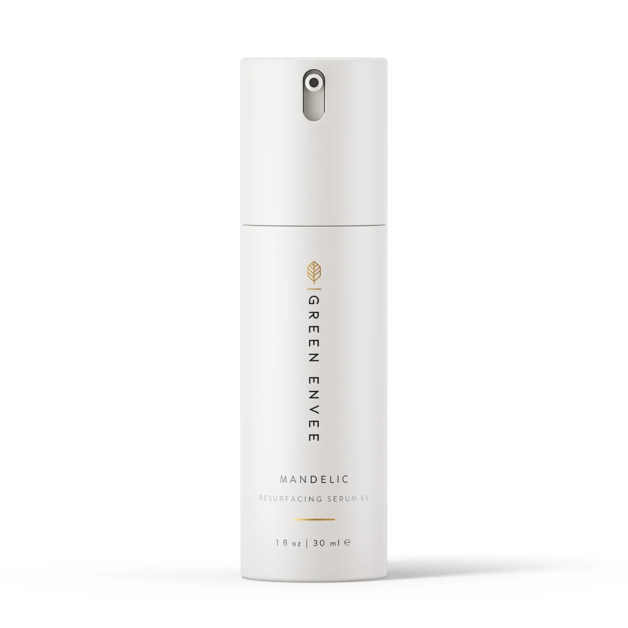 Green Envee Mandelic Resurfacing Serum 8% exfoliating treatment that smooths, brightens, and hydrates for renewed skin.