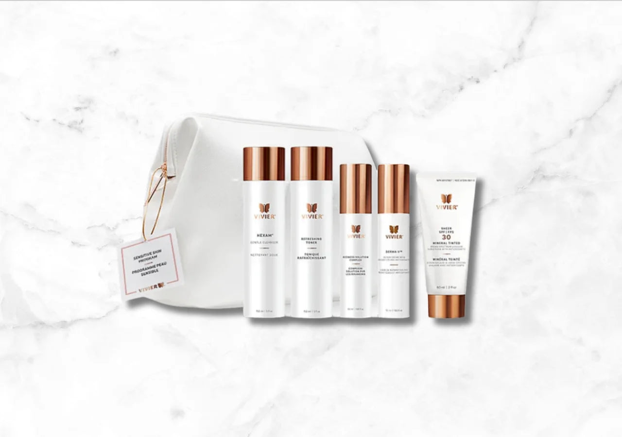 SHEER SPF 30 Mineral Tinted protects against UVA/UVB rays for sensitive skin.