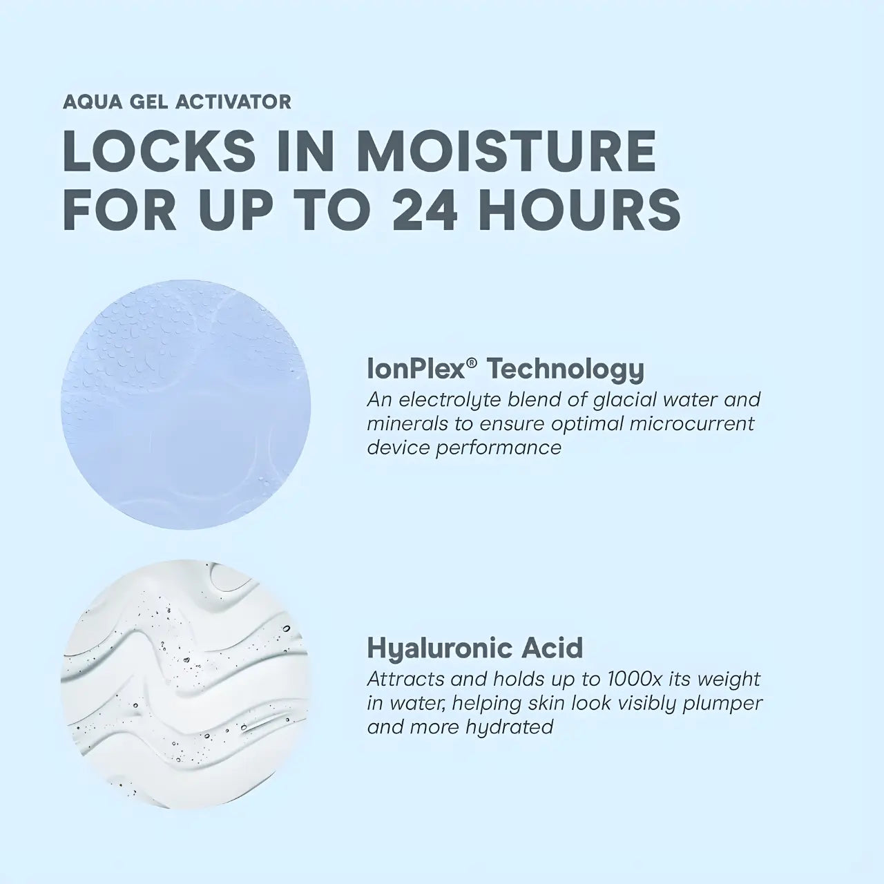 NuFACE Aqua Gel Activator – Locks in Moisture For Up to 24 Hours