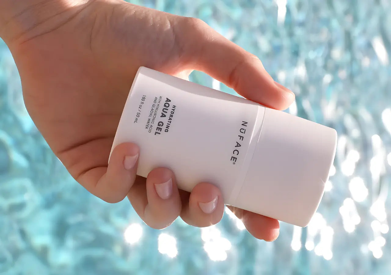 NuFACE Aqua Gel deep hydration for soft, supple, plump skin