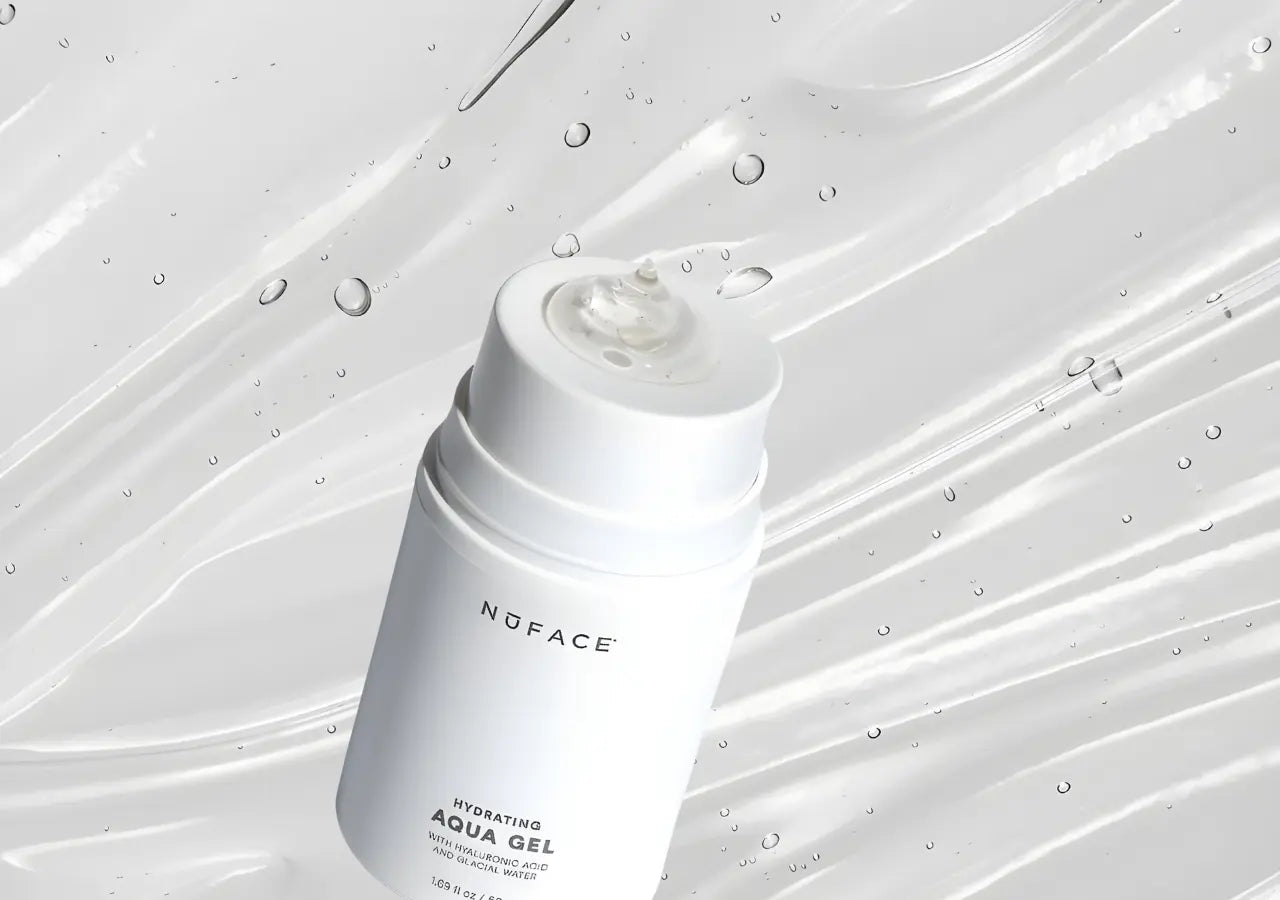 NuFACE Aqua Gel lightweight, non-sticky texture for all skin types