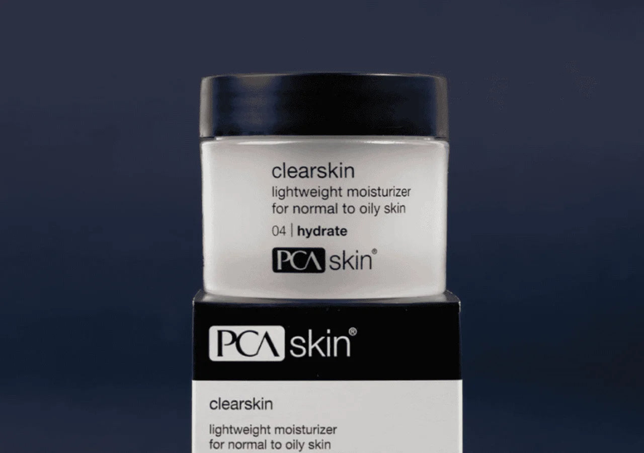 PCA Skin Clearskin moisturizer promotes a clear, balanced complexion with vitamin A and botanical extracts.