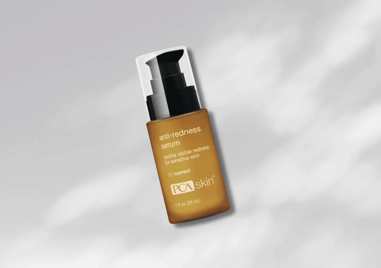 PCA Skin Anti-Redness Serum provides deep hydration while soothing sensitive skin.