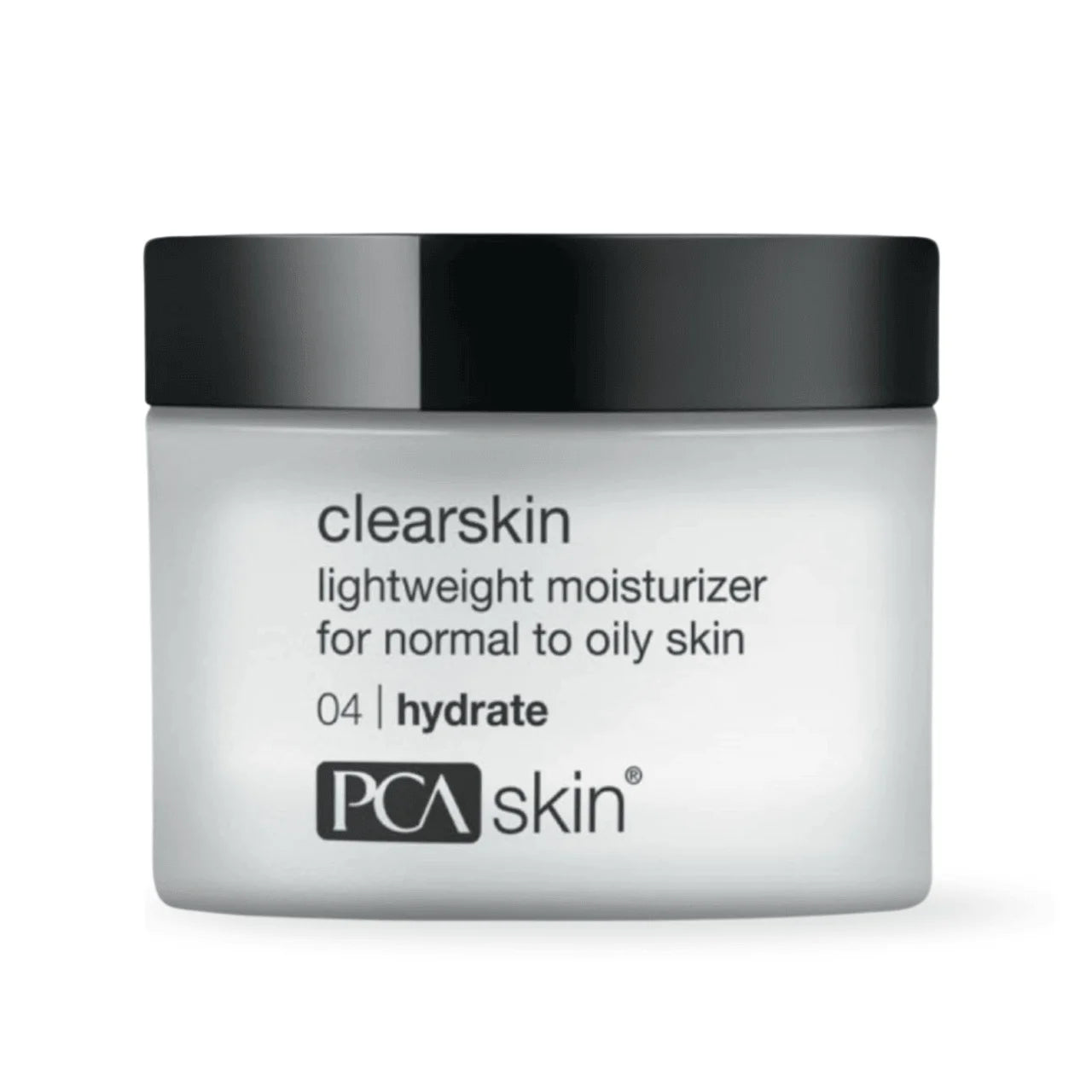 PCA Skin Clearskin lightweight moisturizer for oily and breakout-prone skin, featuring 4% niacinamide to reduce redness and balance oil.