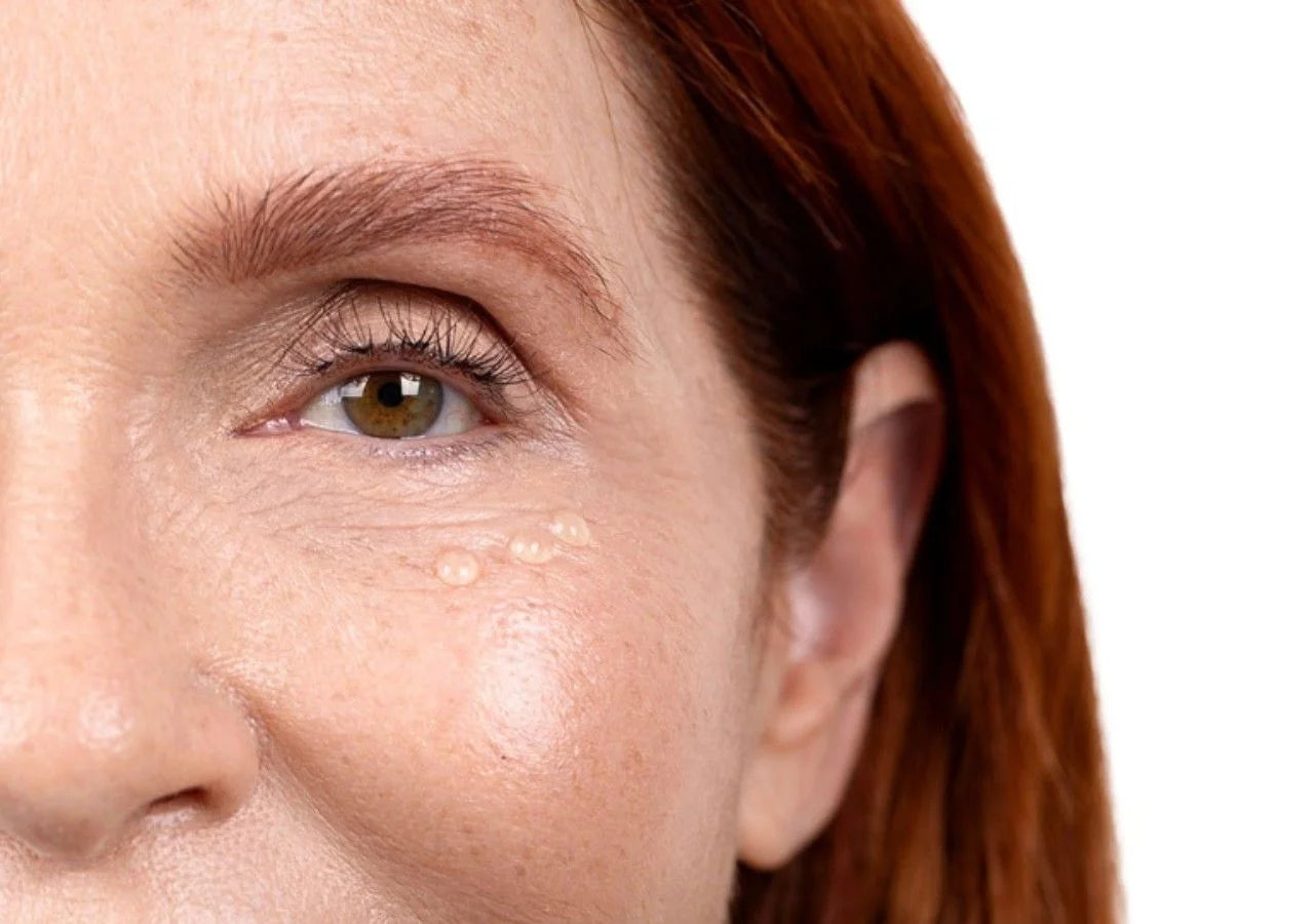 Peptides and antioxidants in PCA Skin Eye Gel & Cream brighten dark circles and reduce puffiness