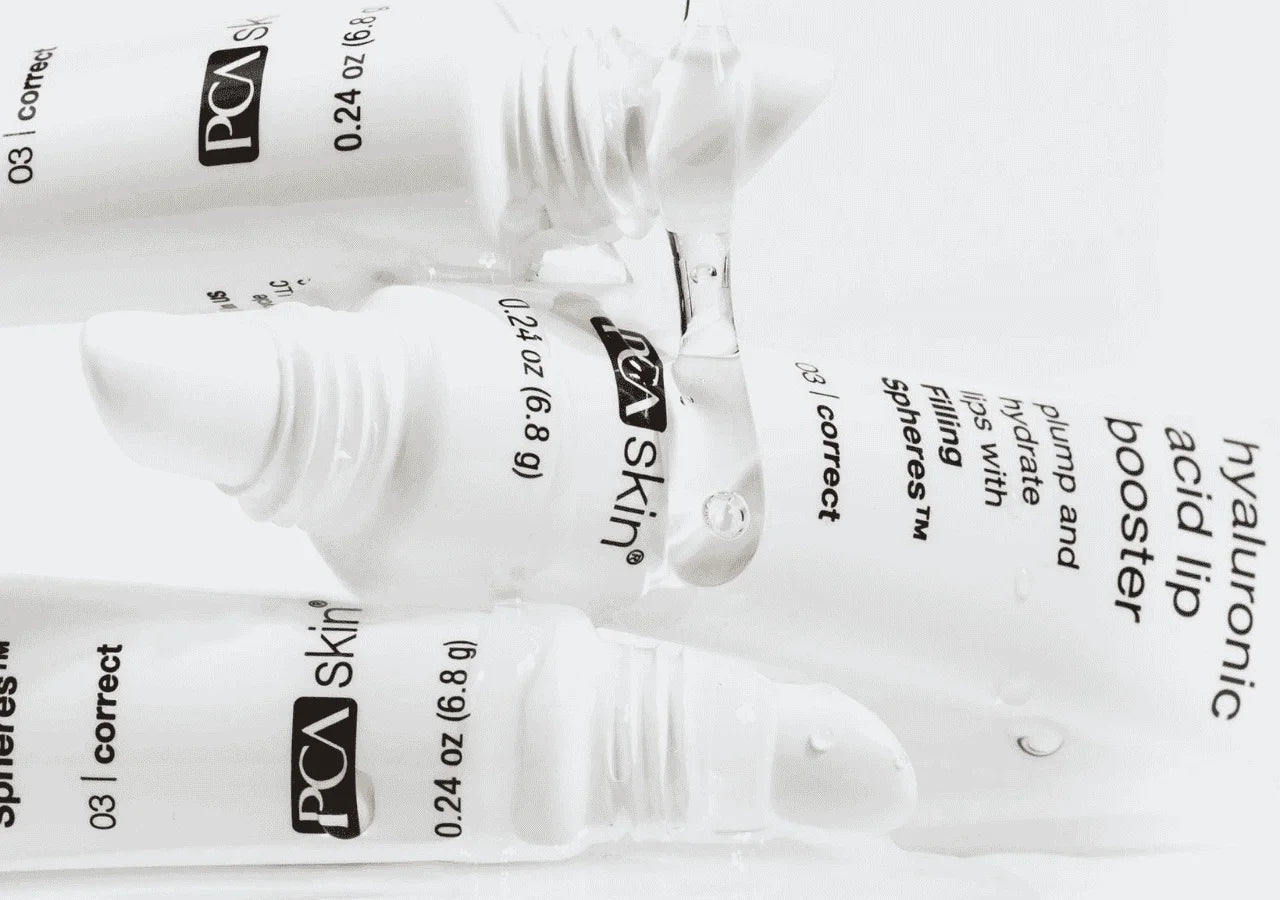 Collagen-boosting peptides firm and smooth lips, reducing fine lines for a youthful appearance.
