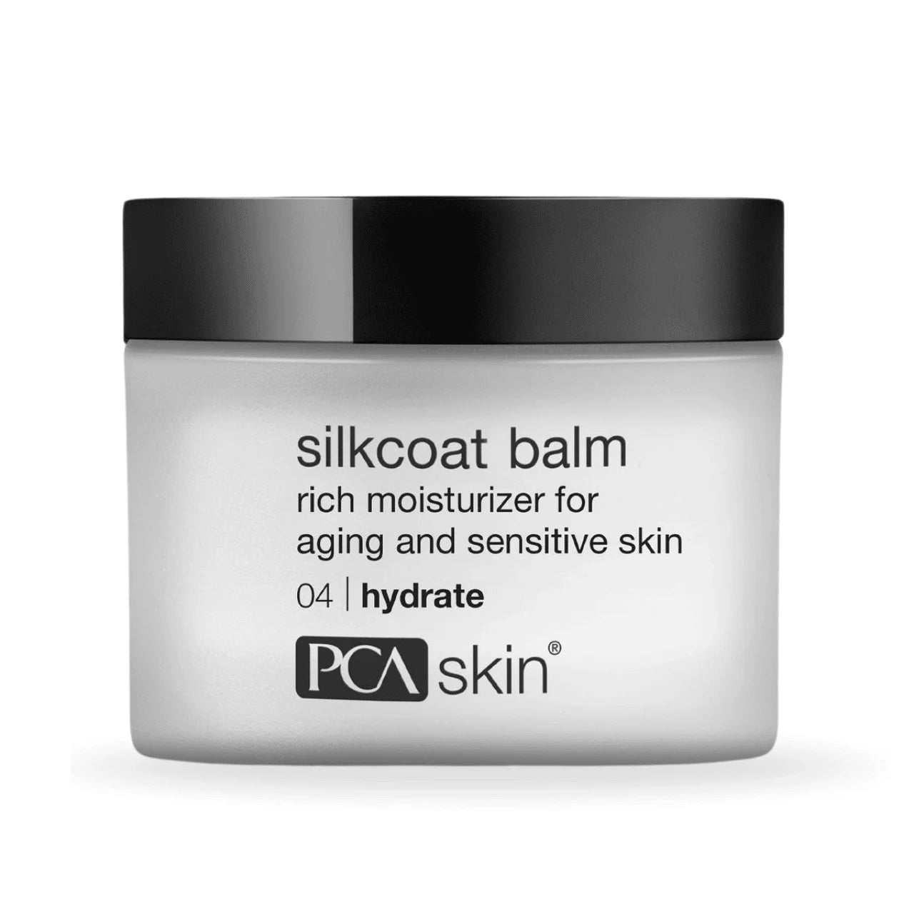 PCA Skin Silkcoat® Balm – Ultra-rich moisturizer with silk protein and antioxidants for dry, mature, and sensitive skin.