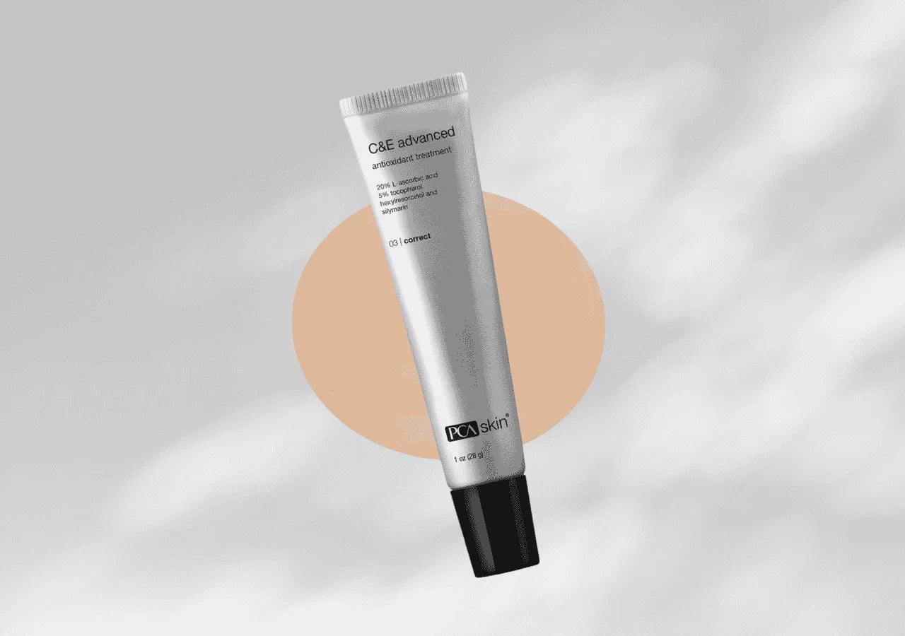 PCA Skin C&E Advanced shields against free radicals with Vitamin C & E for stronger, healthier skin