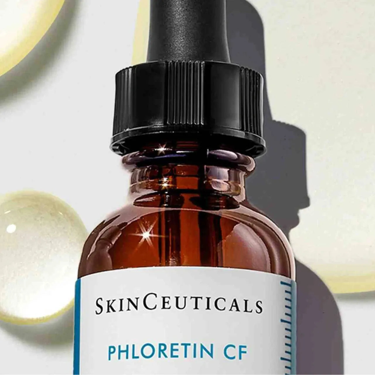SkinCeuticals Phloretin CF® vitamin C serum that smooths rough texture, boosts skin radiance, and refines skin for a youthful, healthy glow.