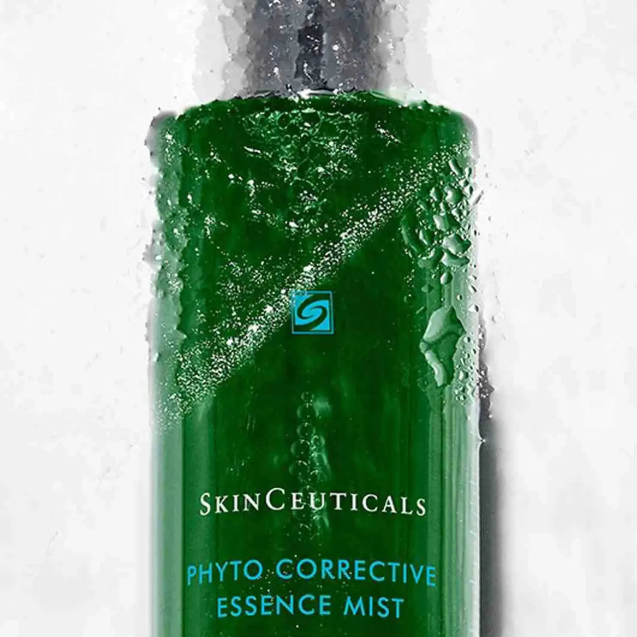 SkinCeuticals Phyto Corrective Essence Mist provides hygienic, touchless hydration, soothing sensitive skin without disrupting makeup.
