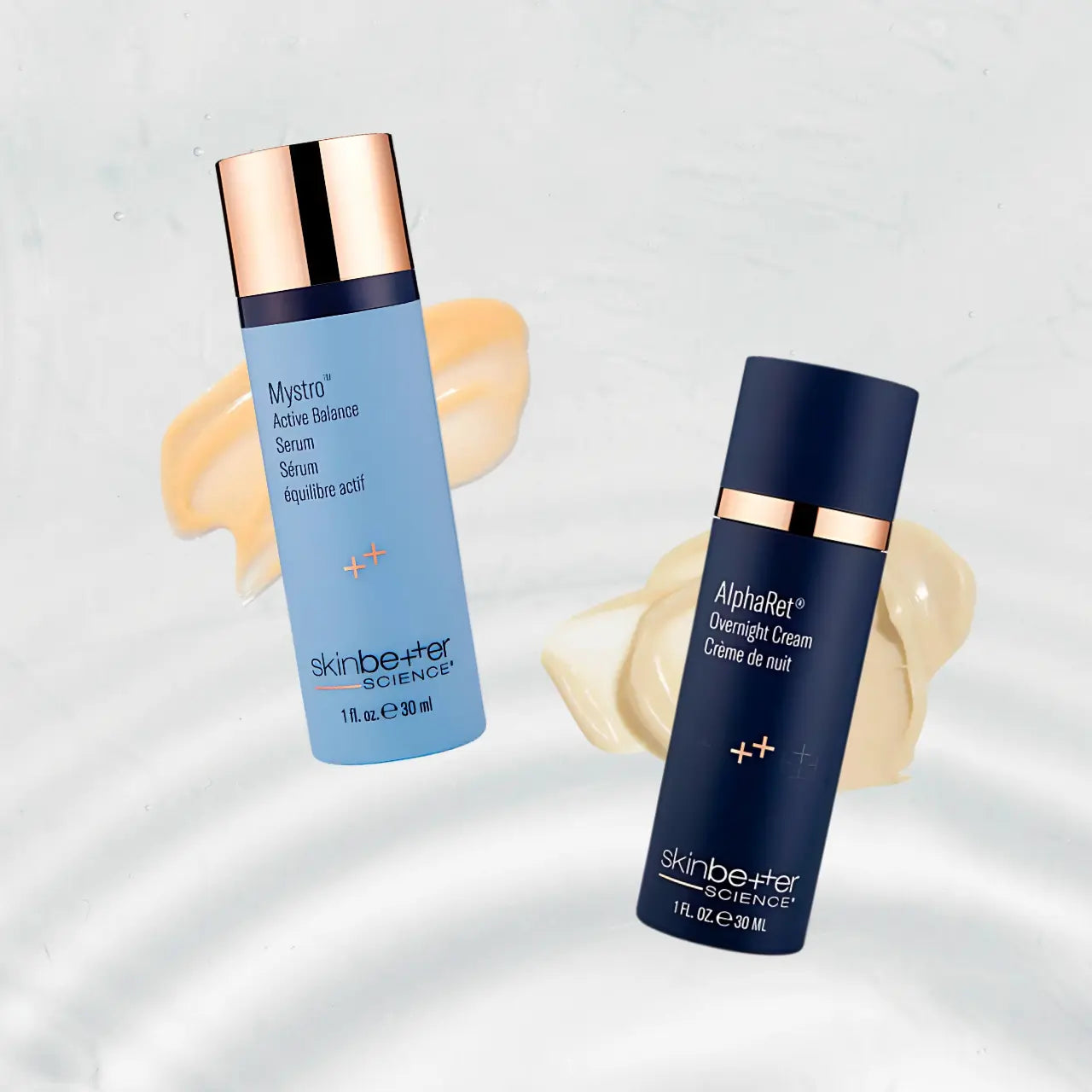 Skinbetter Science® Skin Quality Duo delivers deep hydration, strengthens the skin barrier, and locks in moisture.
