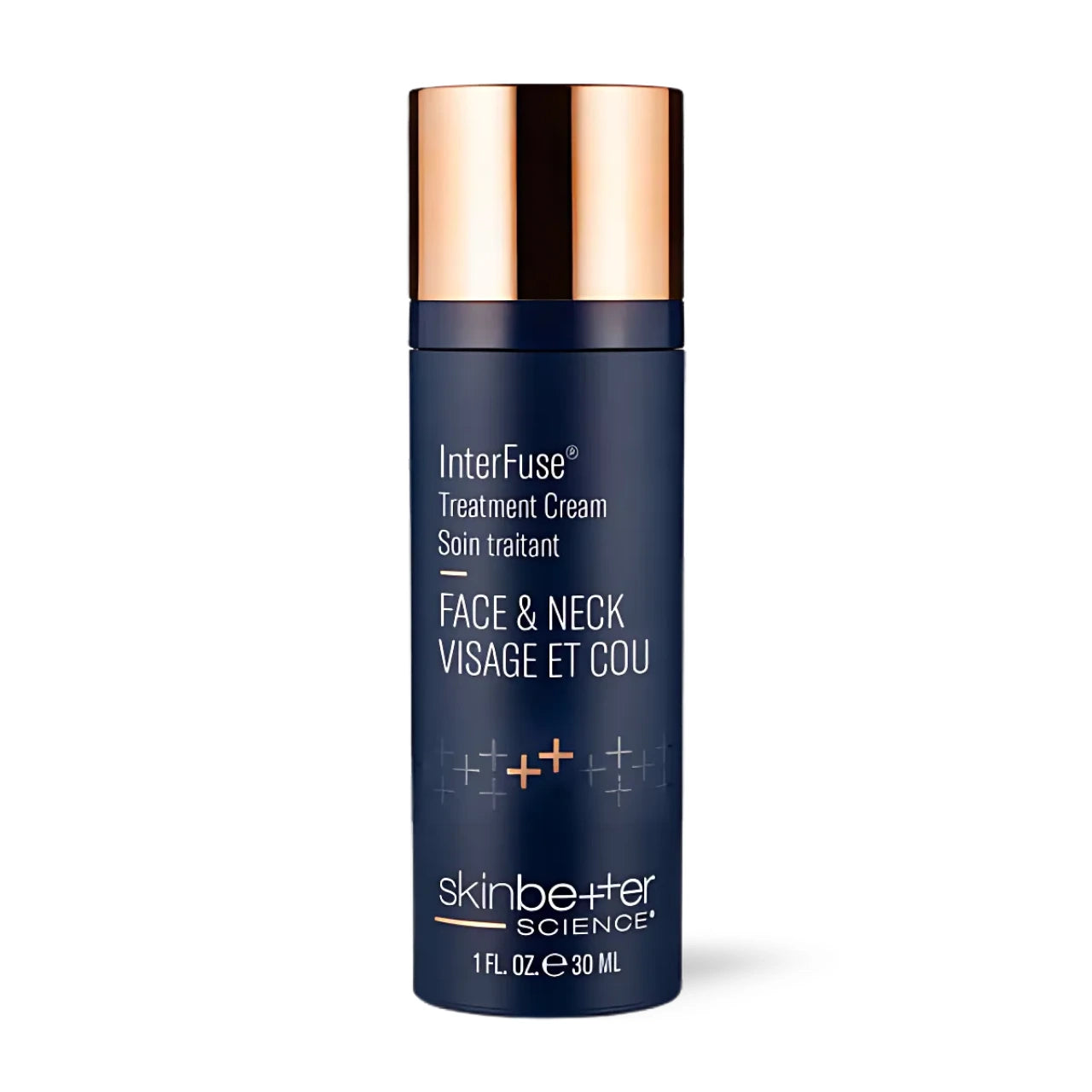 Skinbetter Science® InterFuse® Treatment Cream FACE & NECK – an advanced peptide-powered formula that firms, hydrates, and smooths skin.