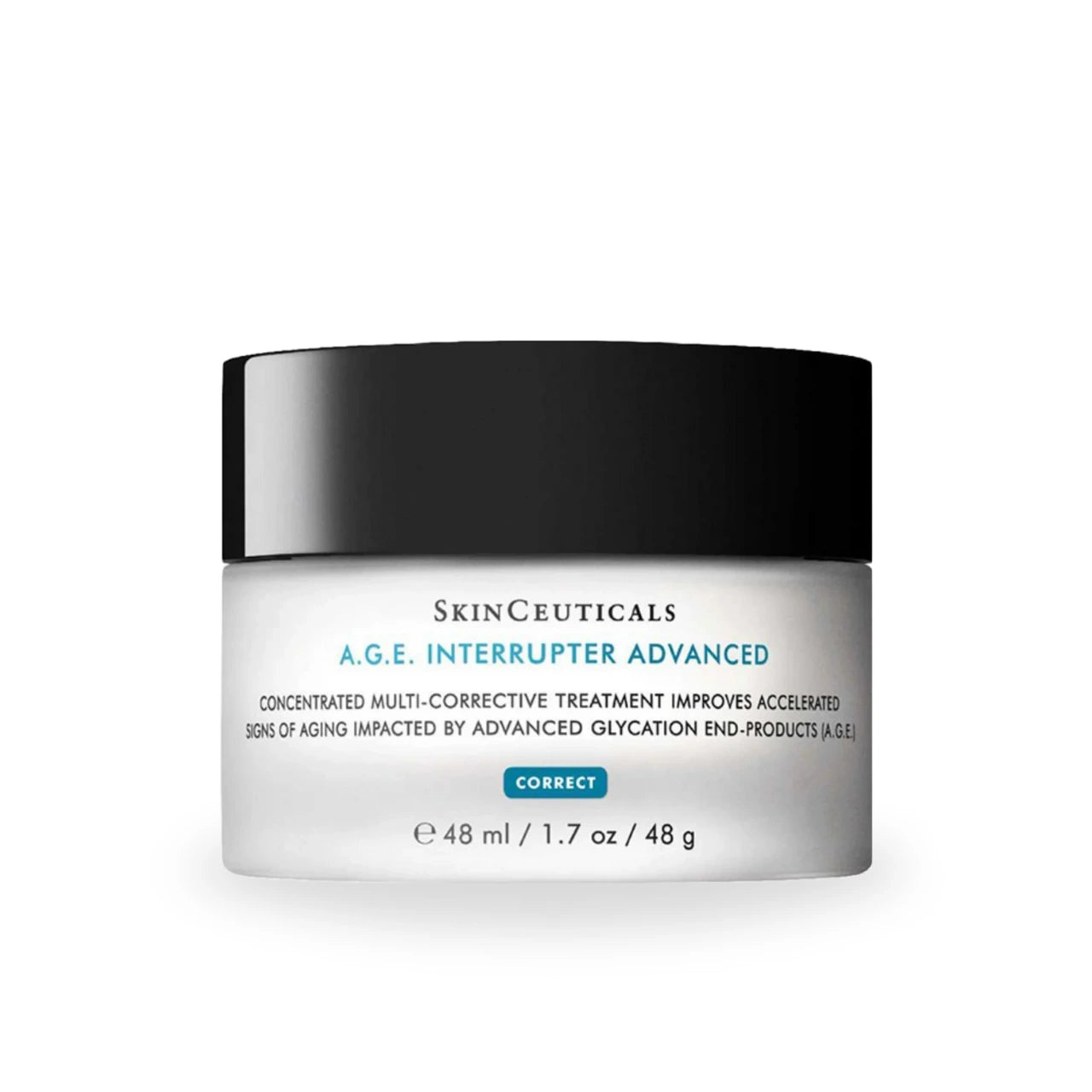 SkinCeuticals A.G.E. Interrupter Advanced anti-aging treatment designed to reduce wrinkles, boost firmness, and enhance skin radiance.