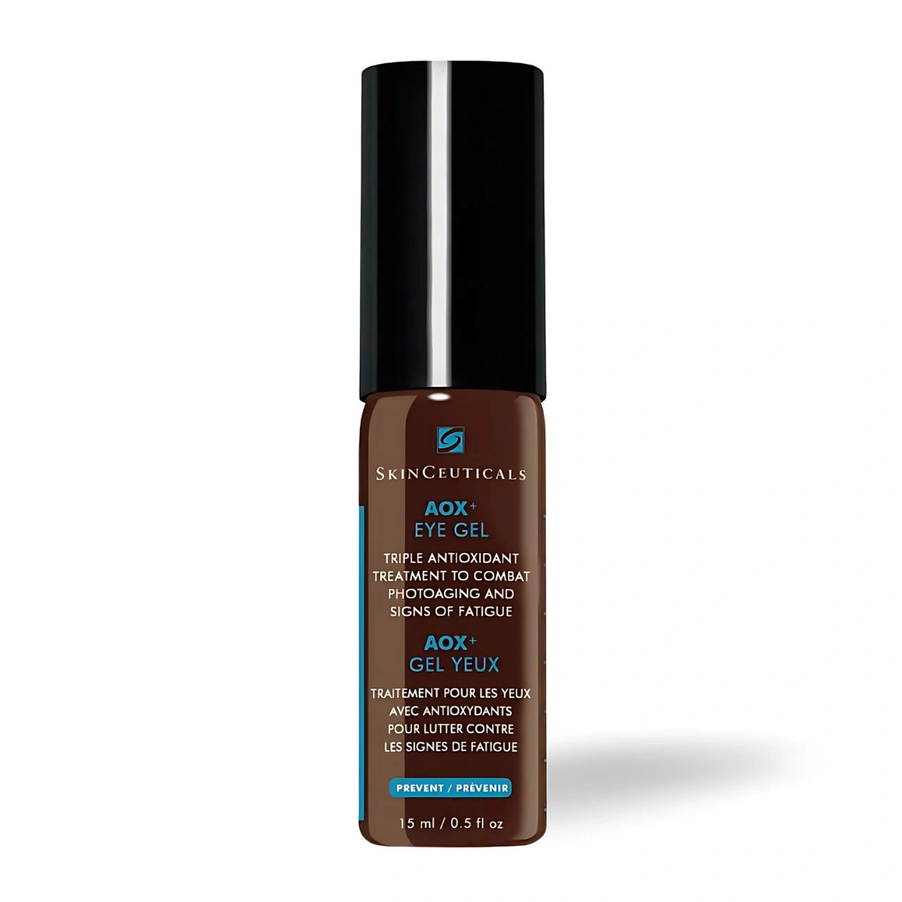 SkinCeuticals AOX+ Eye Gel is a vitamin C-infused anti-aging eye treatment that brightens, reduces puffiness, and smooths fine lines.