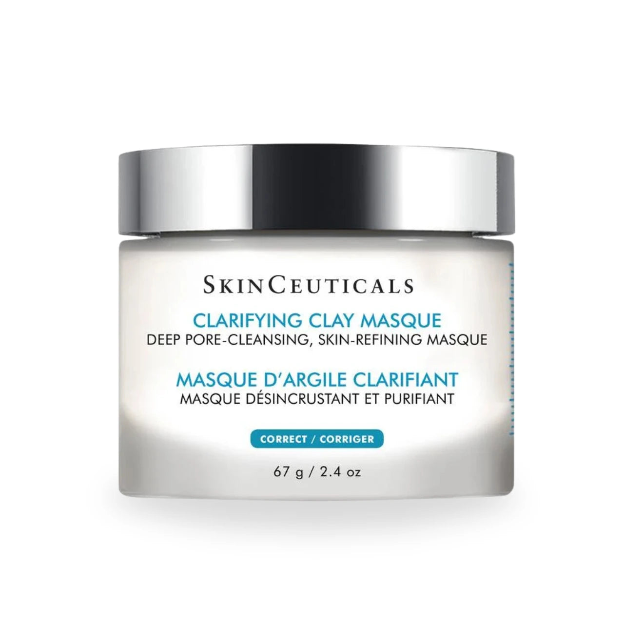 SkinCeuticals Clarifying Clay Mask is a purifying treatment with natural clays, hydroxy acids, and soothing botanicals for balanced, refreshed skin.