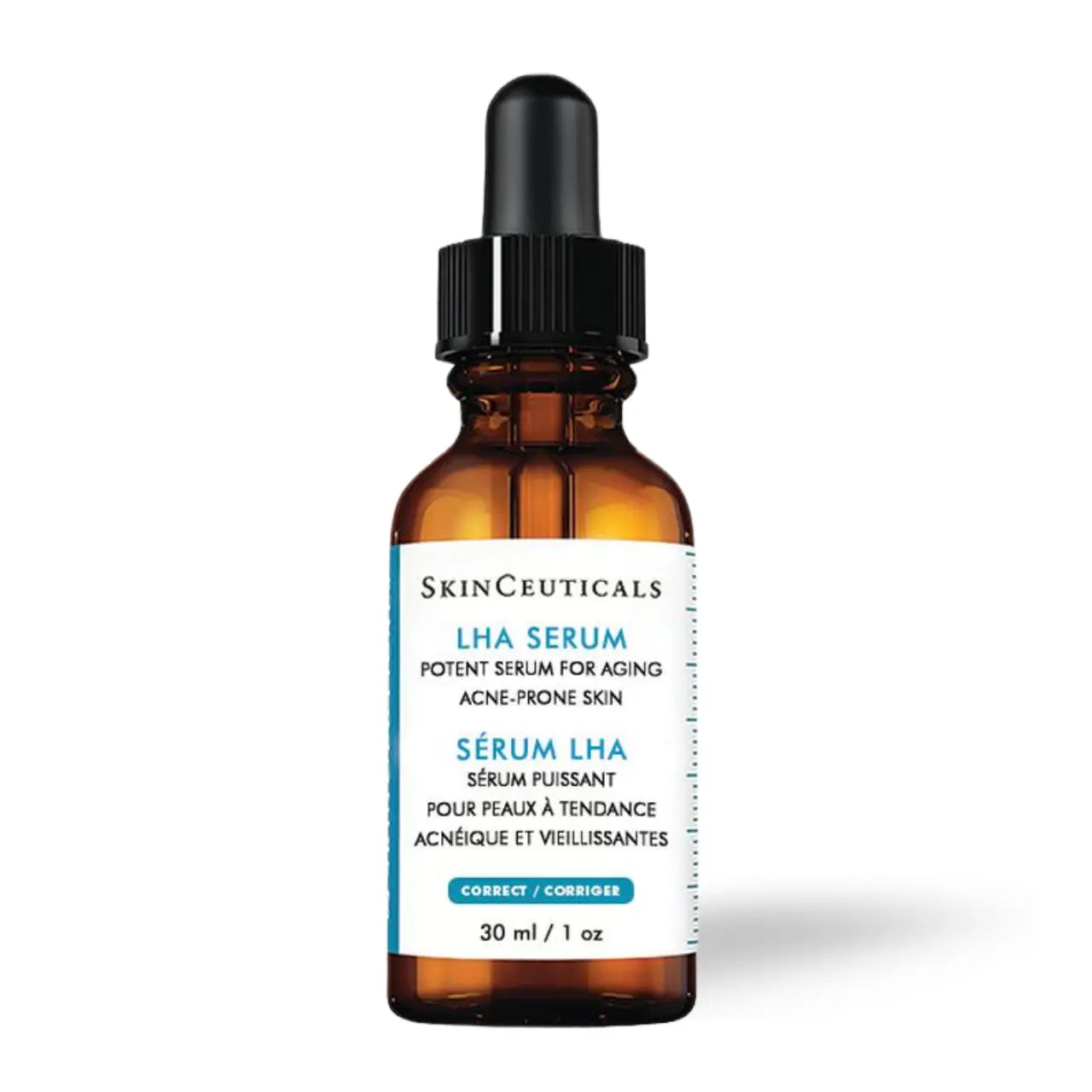 SkinCeuticals LHA Serum is an oil-free exfoliating treatment designed for acne-prone and aging skin, helping to reduce breakouts, fine lines, and excess oil.