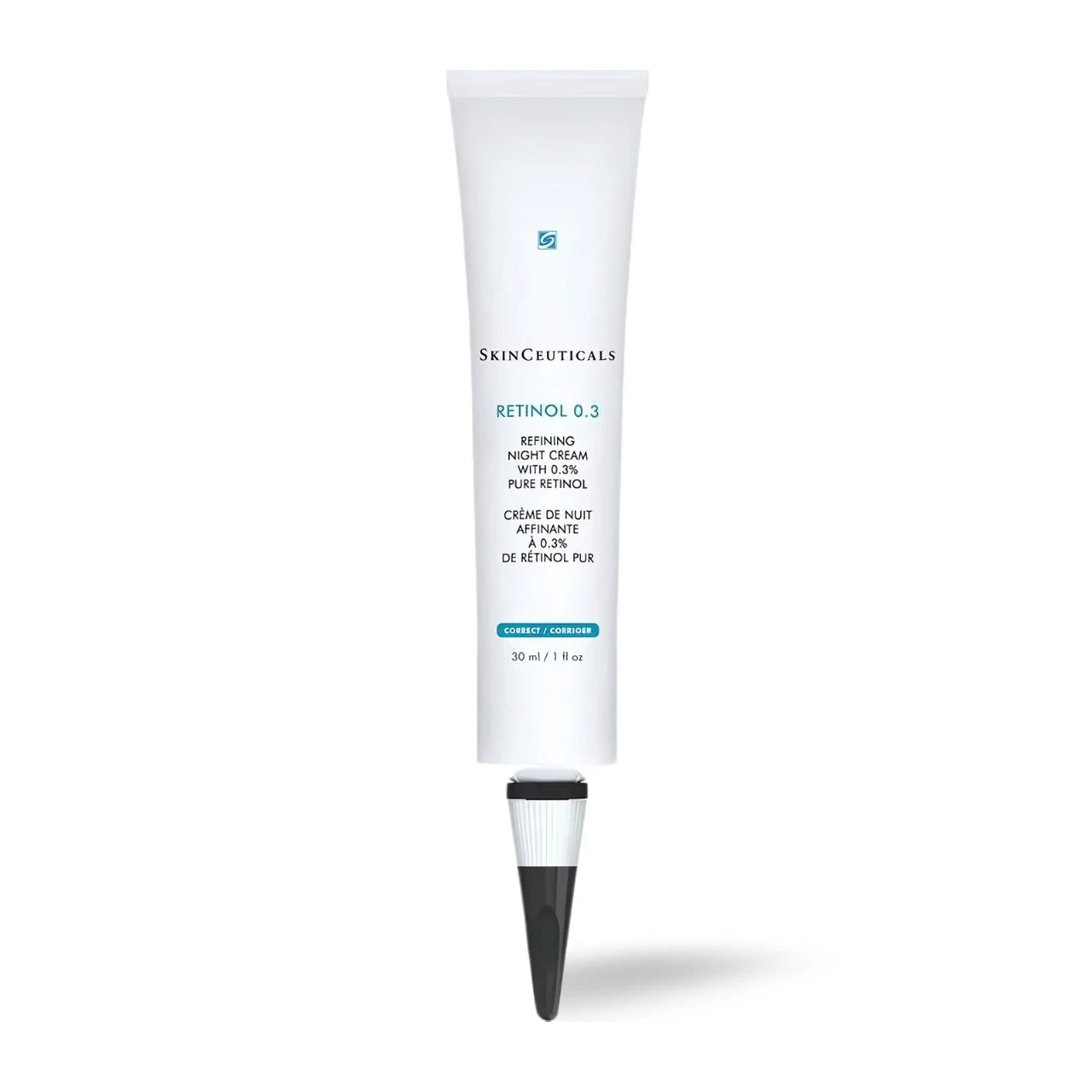 SkinCeuticals Retinol 0.3 anti-aging cream reduces fine lines, improves texture, and evens skin tone for a youthful glow.