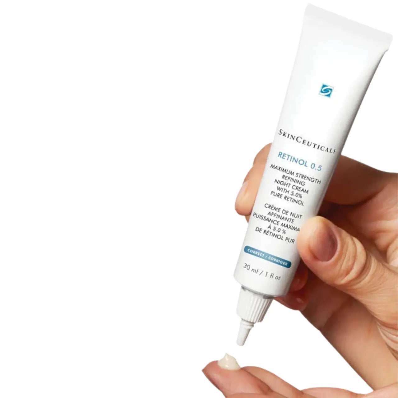 SkinCeuticals Retinol 0.5 delivers anti-aging benefits with a gentle formula that minimizes irritation and enhances skin health.