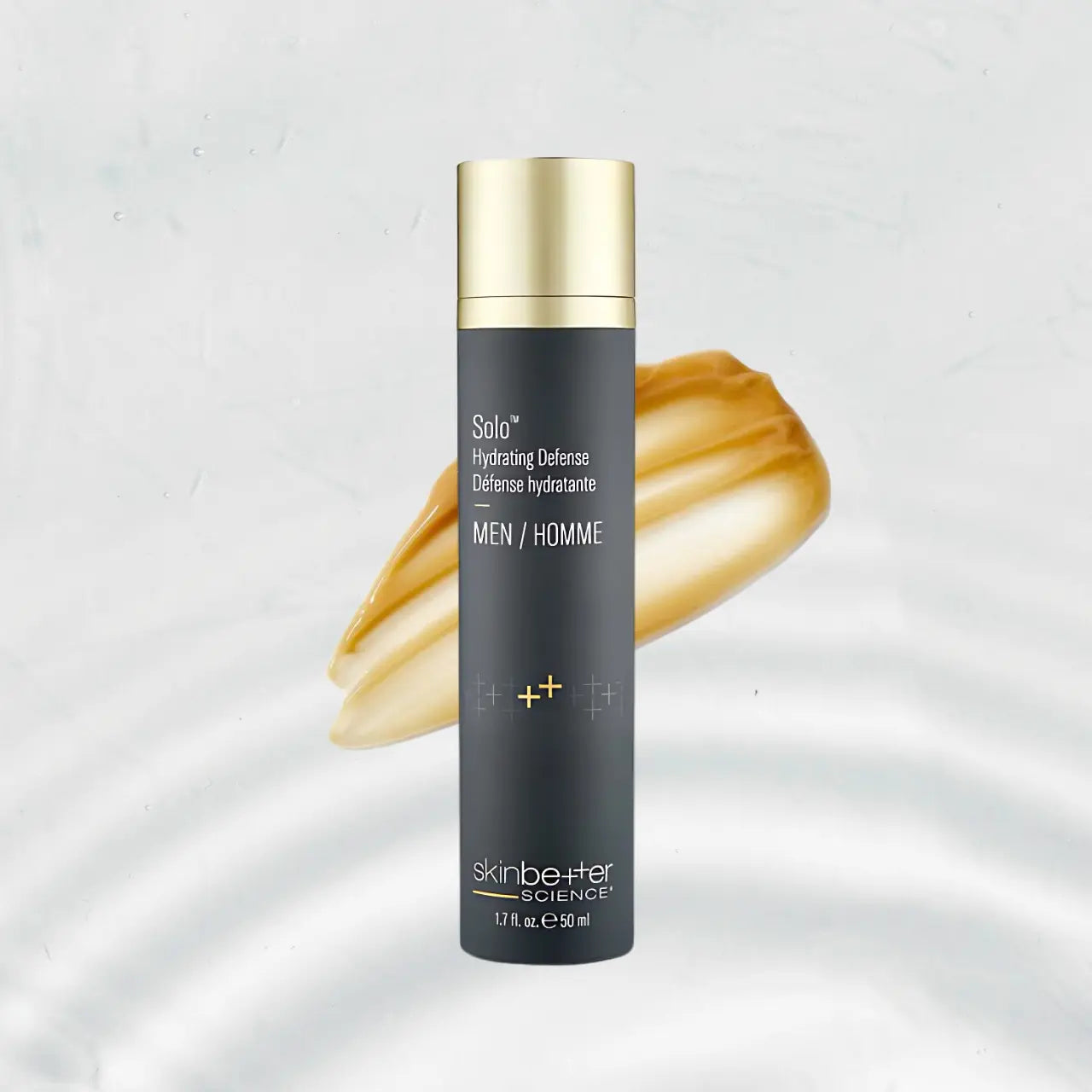 Combat fine lines and uneven skin tone with Solo™ Hydrating Defense MEN—formulated to reduce visible signs of aging and revitalize skin.