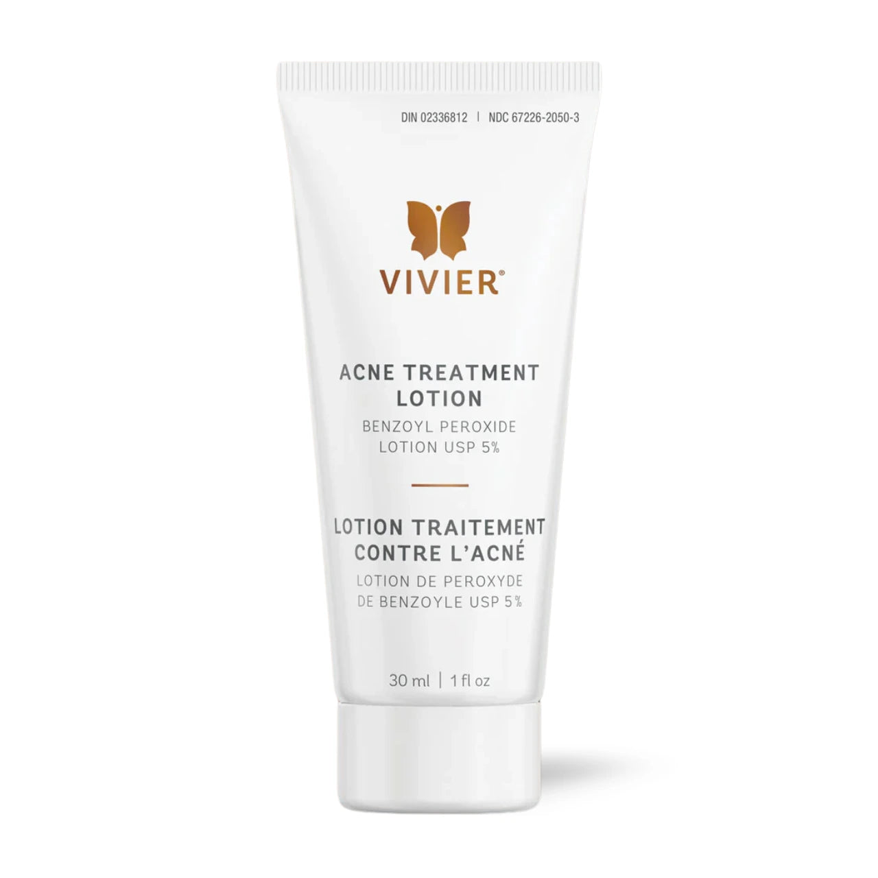 Vivier® Acne Treatment Lotion with 5% Benzoyl Peroxide fights acne, unclogs pores, and prevents future breakouts for clearer, healthier skin.