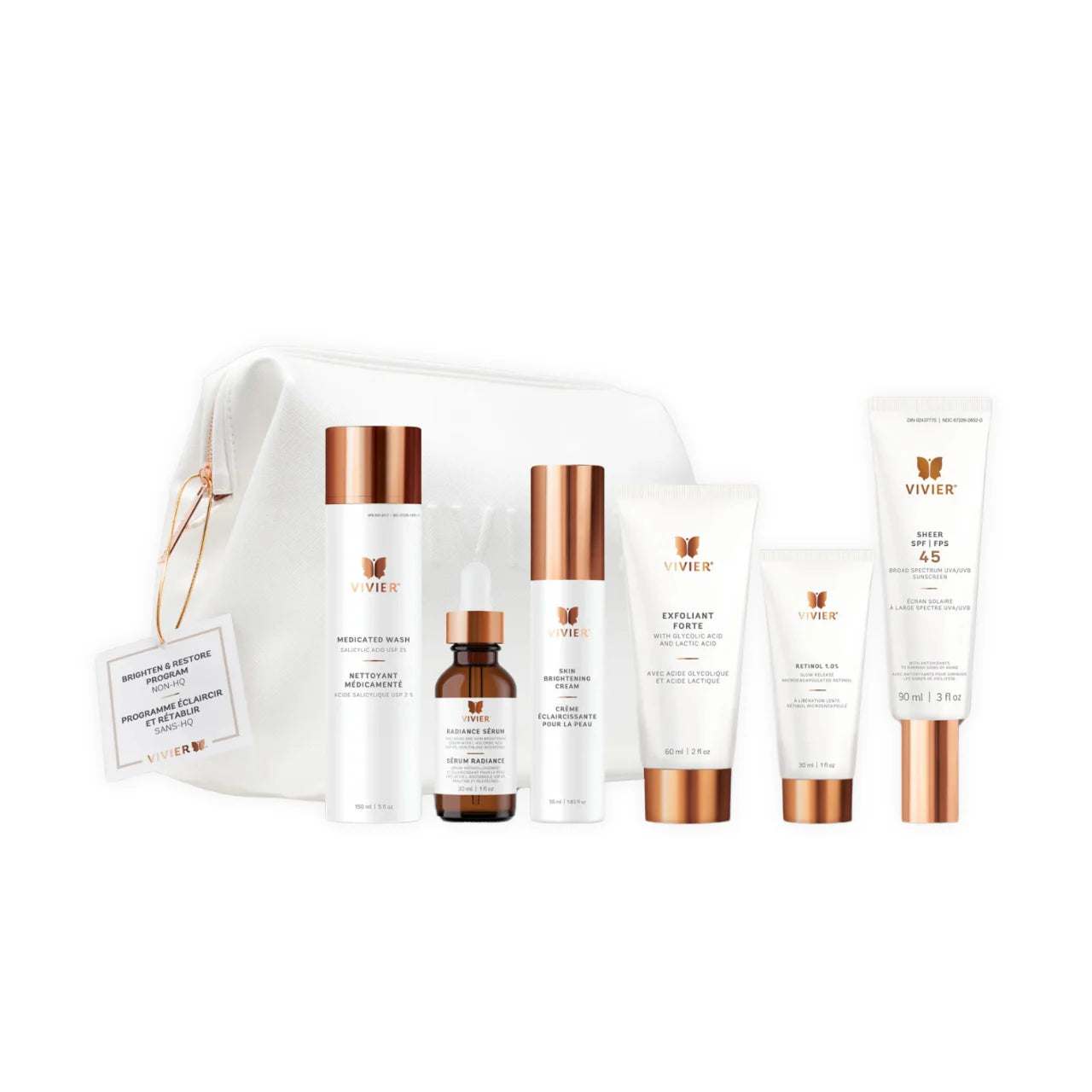 Vivier® Brighten & Restore Program (Non-HQ) brightens, smooths, and protects your skin for a radiant, youthful glow.