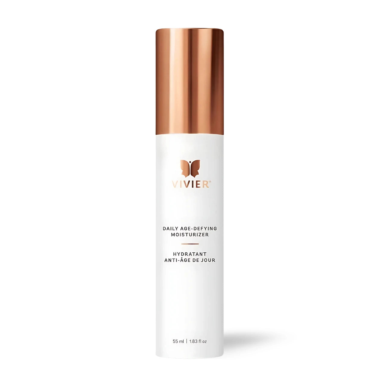 Vivier® Daily Age-Defying Moisturizer is a lightweight, antioxidant-rich formula that hydrates, nourishes, and protects for a youthful, glowing complexion.
