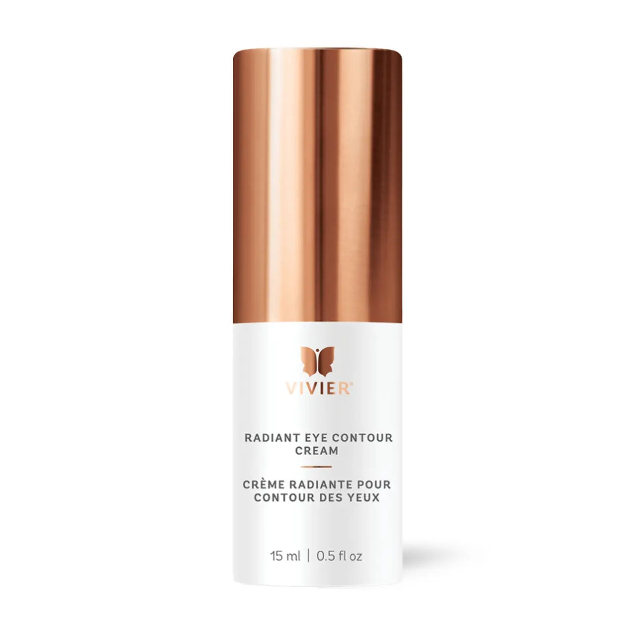 Vivier® Radiant Eye Contour Cream is a lightweight, nourishing eye treatment that hydrates, firms, and brightens the delicate under-eye area.