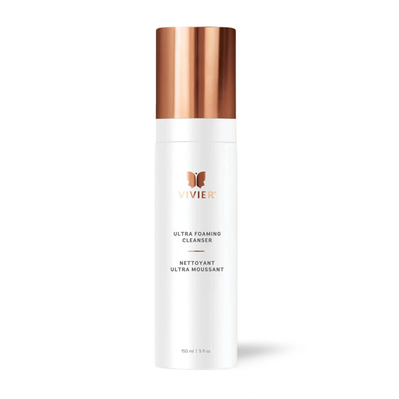 Vivier® Ultra Foaming Cleanser is a self-foaming, pH-balanced face wash that deeply cleanses, brightens, and hydrates without stripping moisture.