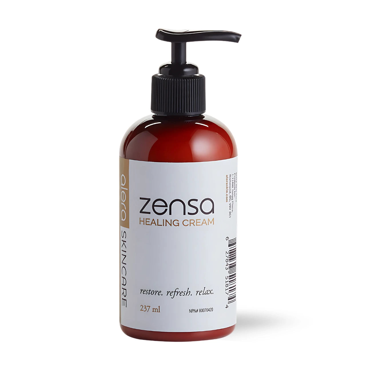 Zensa Healing Cream for skin recovery, soothing irritated skin, reducing redness, and promoting healing with natural ingredients like Calendula and Shea Butter.