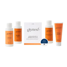 GlyMed Plus Acne Grade 2 Essentials Kit - Complete skincare system for managing mild to moderate acne, reducing oil, and balancing skin.