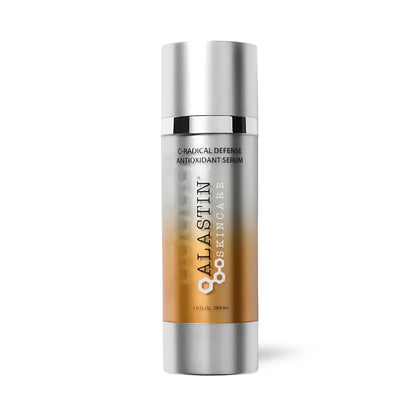 Alastin C-RADICAL Defense Antioxidant Serum for brightening, firming, and advanced skin protection.