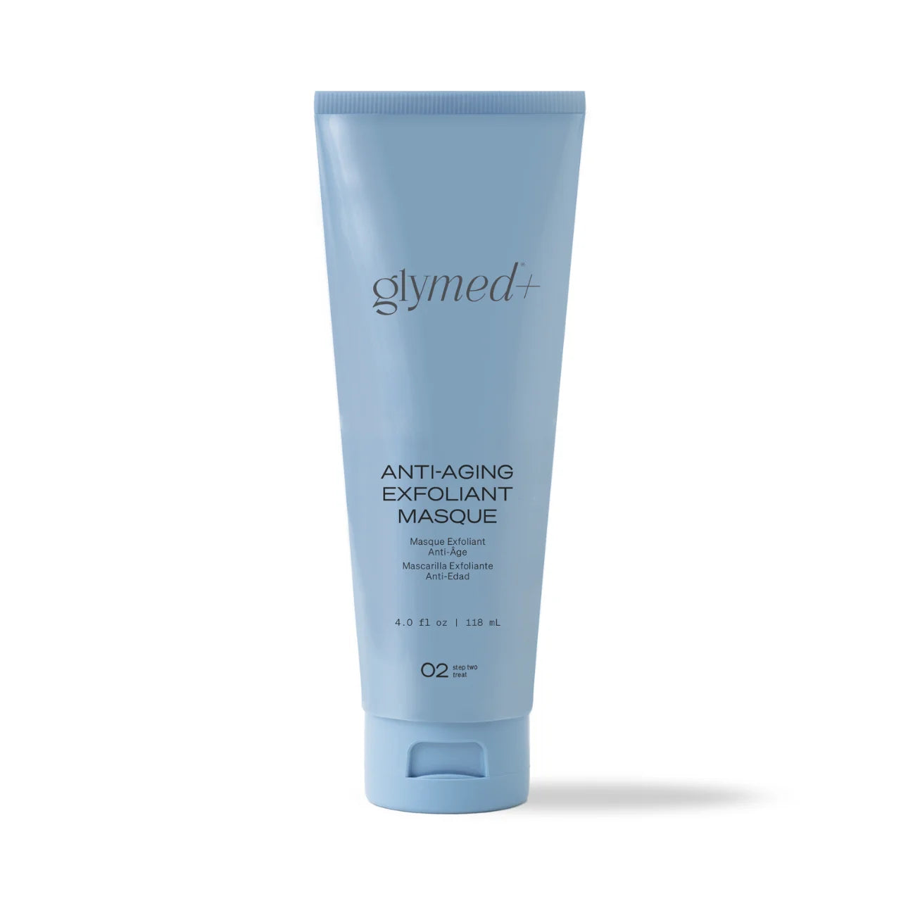 Anti-Aging Exfoliant Masque with 7% Glycolic, Lactic, and Salicylic Acids and jojoba beads - Smooths texture, minimizes pores, and brightens for radiant skin.