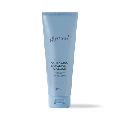 Anti-Aging Exfoliant Masque with 7% Glycolic, Lactic, and Salicylic Acids and jojoba beads - Smooths texture, minimizes pores, and brightens for radiant skin.