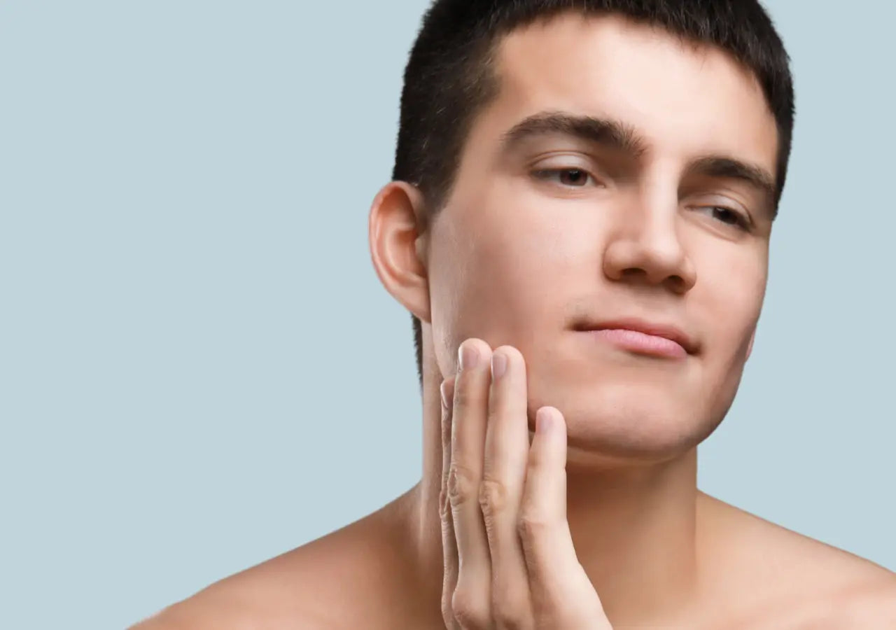 Calming lotion for rosacea, eczema, and ingrown hairs.