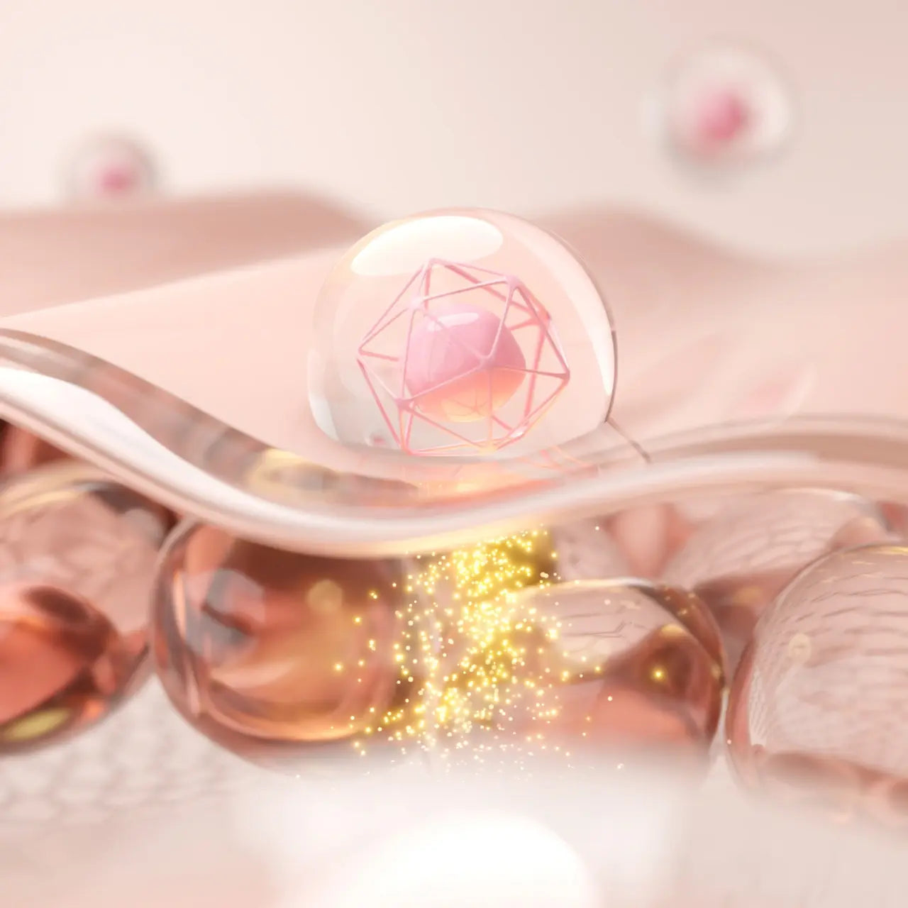 Biophora Golden Glo serum hydrates, soothes, and repairs skin for a smooth, supple look.