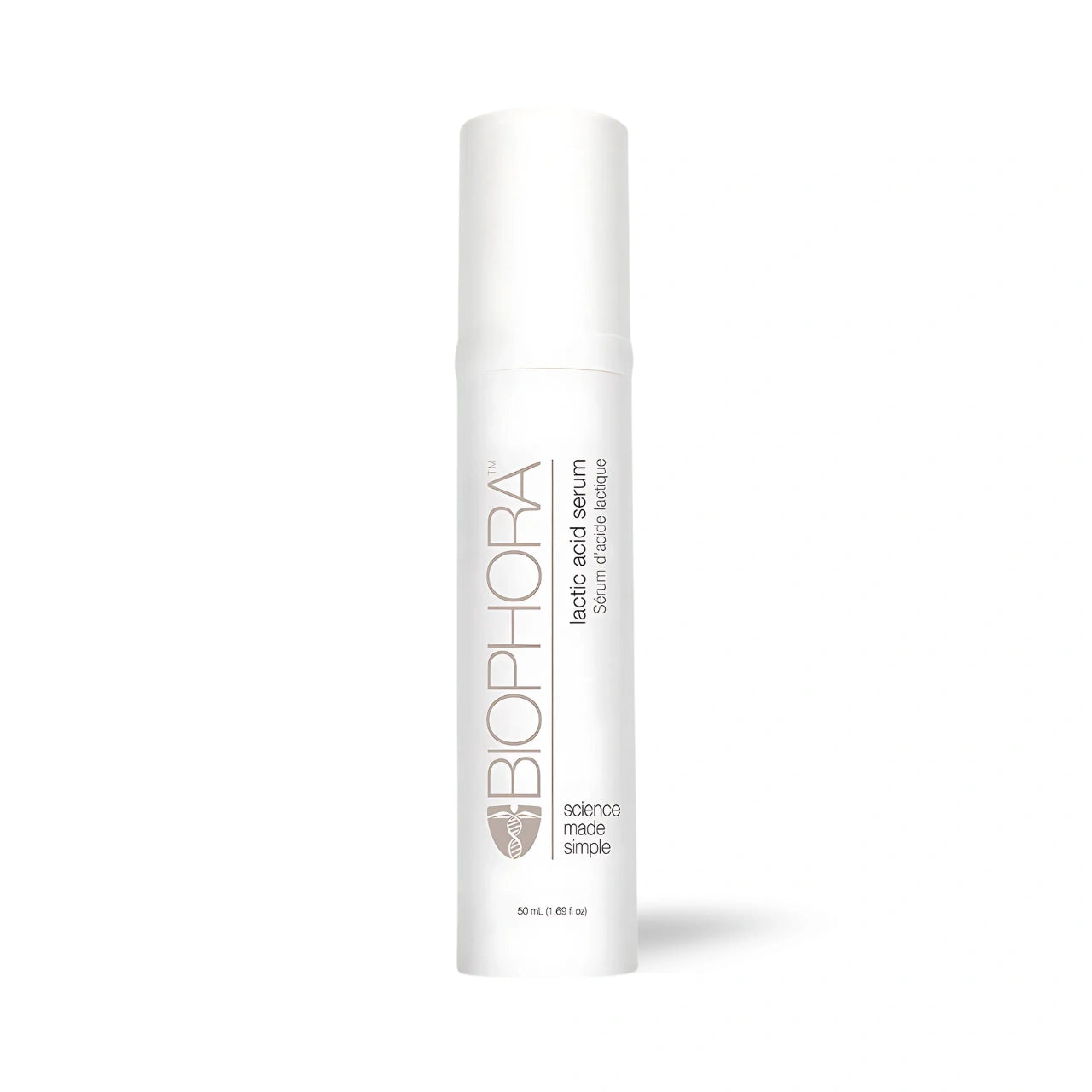 Biophora Lactic Acid Serum 50ml – gentle exfoliating serum with lactic acid, salicylic acid, and niacinamide for smoother, brighter skin.