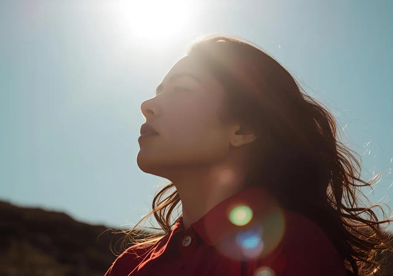 Antioxidants neutralize free radicals while sun protection prevents flare-inducing UV exposure.