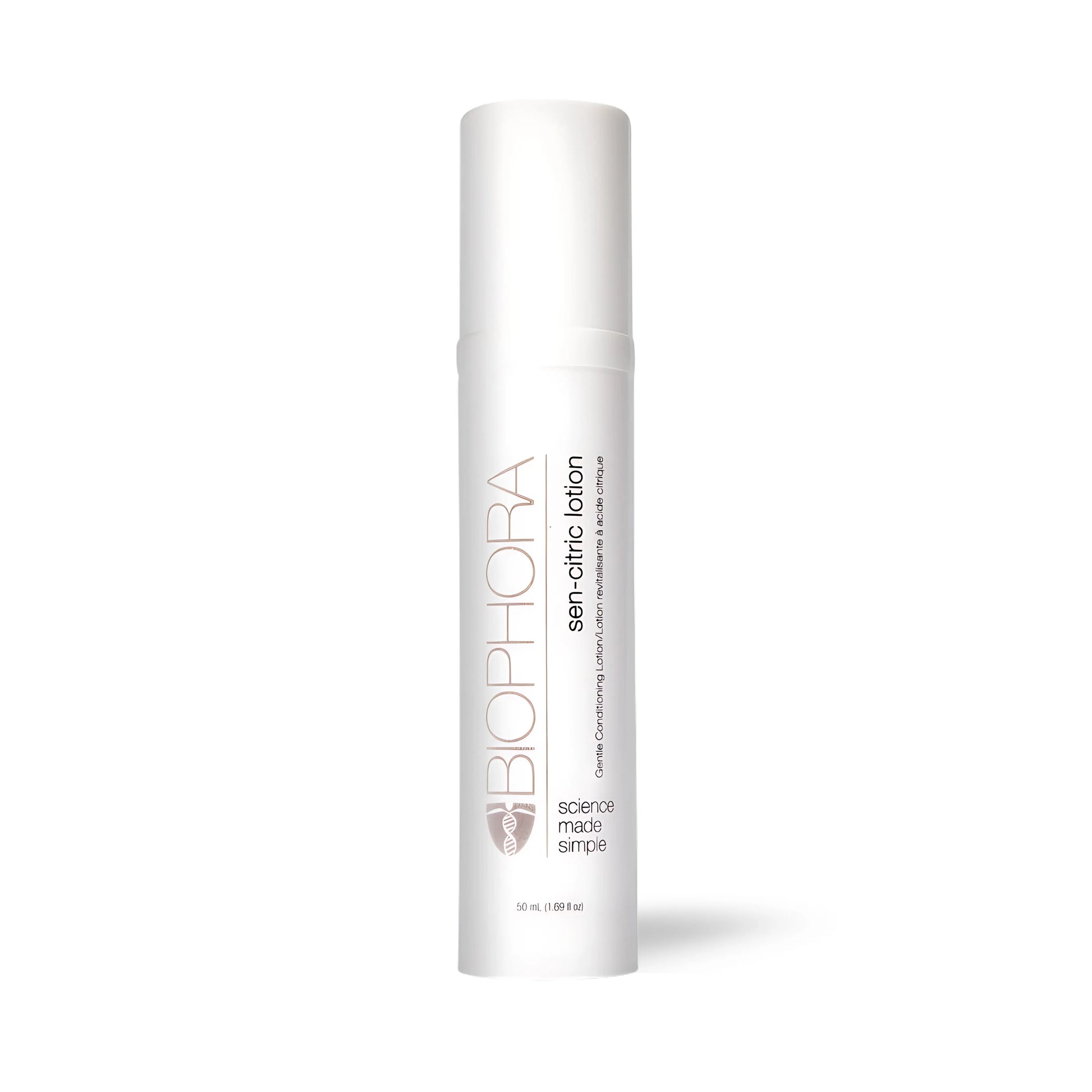 Biophora Sen-Citric Lotion with 10% citric acid for sensitive skin anti-aging and brightening.