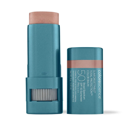 Colorescience Sunforgettable Total Protection Color Balm SPF 50 in Blush - Soft Nude with Pink Undertones for Lips, Cheeks & Eyes