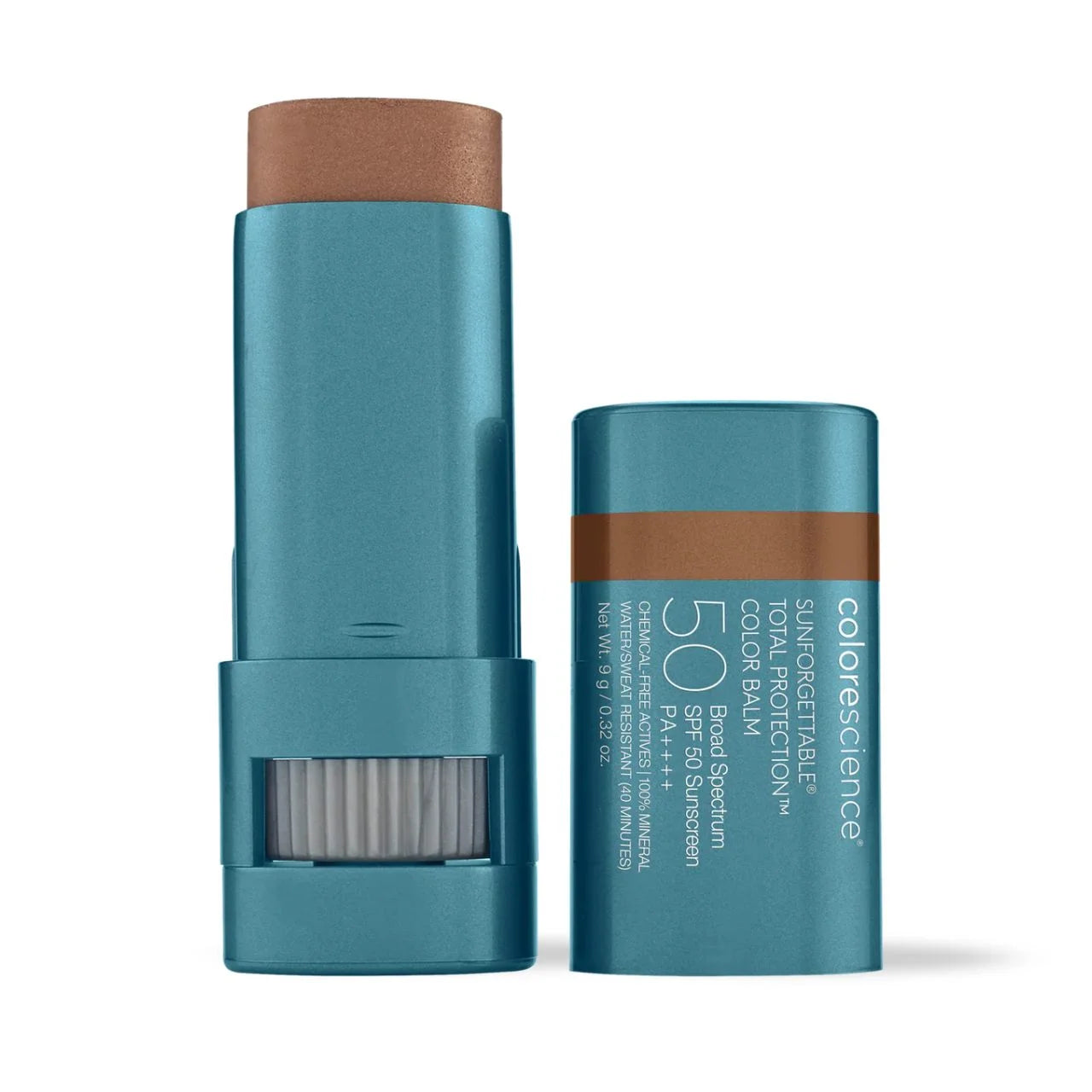 Colorescience Sunforgettable Total Protection Color Balm SPF 50 in Bronze - Shimmery Golden Bronze for Lips, Cheeks & Eyes