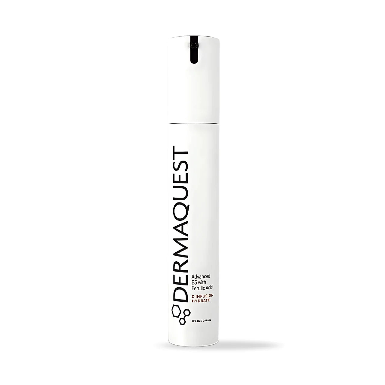Dermaquest Advanced B5 with Ferulic Acid – lightweight serum with Vitamin C, Hyaluronic Acid, and Ferulic Acid for hydration, plumping, and brightening.
